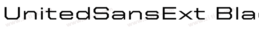 UnitedSansExt Black字体转换